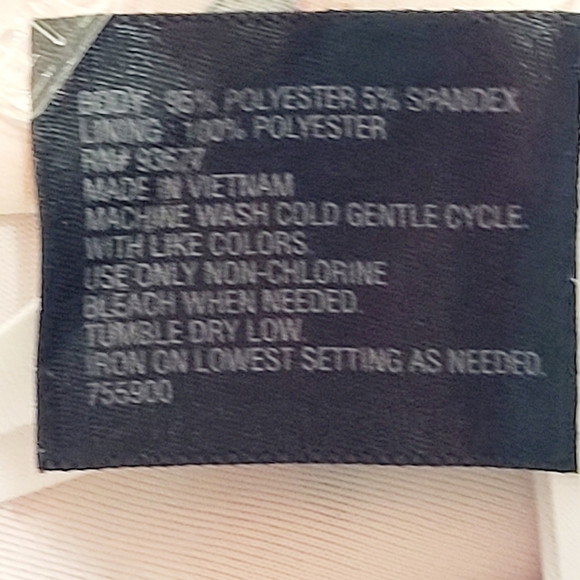 Y2K Worthington Floral Splash of Pink Stretch Pencil Skirt Women's (8P) - Picture 7 of 9